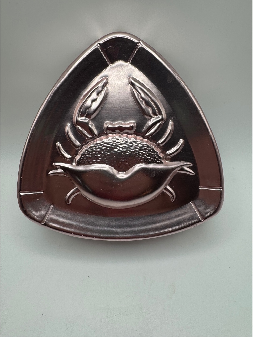 Vintage West Bend Crab Jello Mold Copper Tone Aluminum 1970s Wall Decor MCM